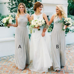 Charcoal Grey Lace Bridesmaid Dresses