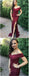 Off Shoulder Mermaid Prom Dresses, Side Slit Prom Dresses, Cheap Prom Dresses, PD0604