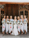 Newest Halter Sweetheart Short Bridesmaid Dresses With Split, BD1023