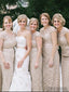 Sheath Full Lace Cap Sleeves Bridesmaid Dresses With Belt, BD1049