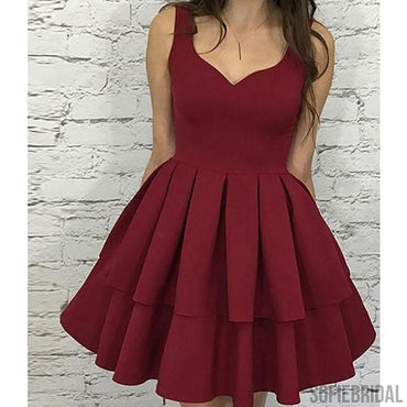 Simple Lovely Homecoming Dresses, Cheap Homecoming Dresses, Short Prom Dresses, SF0112