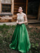 Halter Prom Dresses, Beaded Prom Dresses, Green Prom Dresses, Prom Dresses, PD0674