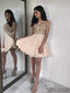 Sweetheart Lace Chiffon Homecoming Dresses, Beaded Homecoming Dresses, Homecoming Dresses, CM503
