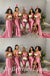 Mismatched Sexy Soft Satin Sleeveless Floor Length Bridesmaid Dressses, SFWG00462