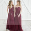 Mismatched Lace Tulle Bridesmaid Dresses, Fall Wedding Party Dresses, Bridesmaid Dresses, WG130