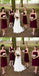 Mismatched Short Chiffon Bridesmaid Dresses, Lovely Fall Bridesmaid Dresses, Wedding Party Dresses, PD0358