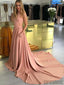 Halter Long A-line Simple Cheap Prom Dresses, Popular Prom Dresses, PD0768