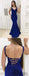 Simple Mermaid Prom Dresses, Royal Blue Prom Dresses, Cheap Prom Dresses, PD0661