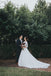 A-line 3/4 Sleeves V-back Full Lace Elegant Wedding Dresses, WD0308