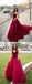 Red Velvet Prom Dresses, Tulle Prom Dresses, Long Prom Dresses, Prom Dresses, PD0599